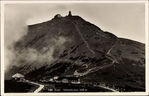 Ak Malá Úpa Kleinaupa Riesengebirge Region Königgrätz, Schneekoppe, Riesenbaude