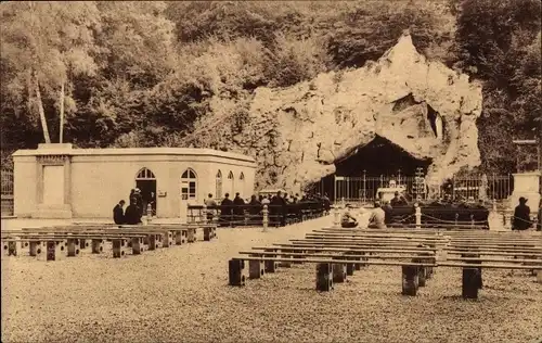 Ak Yvoir sur Meuse Wallonien Namur, Grotte de N. D. de Lourdes