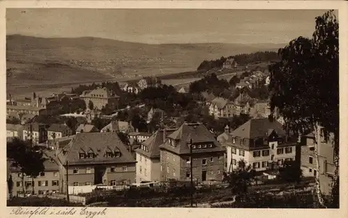 Ak Grünhain Beierfeld im Erzgebirge Sachsen, Teilansicht