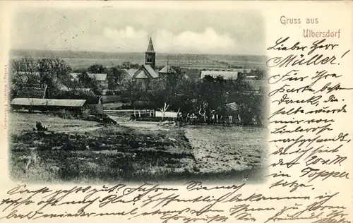 Ak Ulbersdorf Hohnstein Sächsische Schweiz, Teilansicht