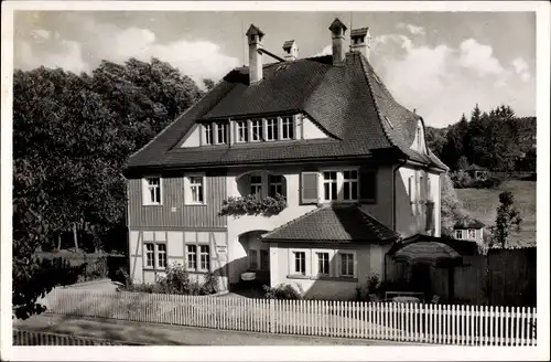 Ak Oybin in Sachsen, Landhaus Hellmut, Bes. W. Vollprecht