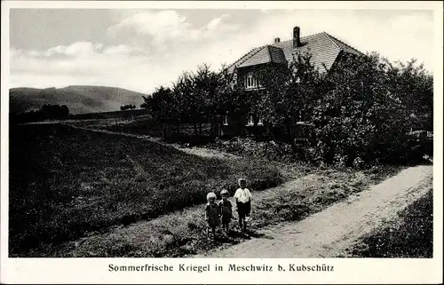 Ak Meschwitz Hochkirch in der Oberlausitz, Sommerfrische Kriegel, Bes. Rich. Kriegel