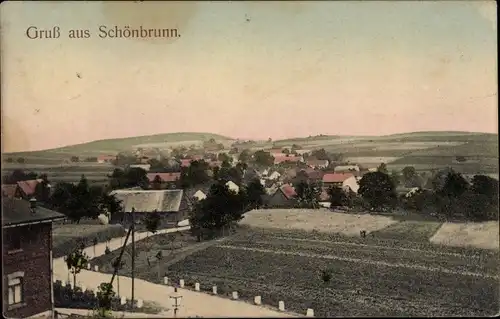 Ak Schönbrunn Bischofswerda im Kreis Bautzen, Ortschaft