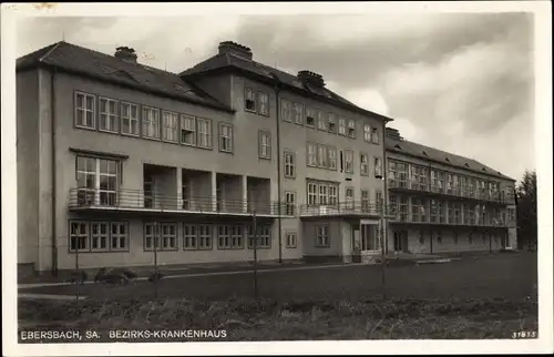 Ak Ebersbach in Sachsen, Außenansicht vom Bezirkskrankenhaus