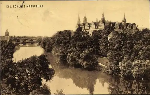 Ak Merseburg an der Saale, Königliches Schloss