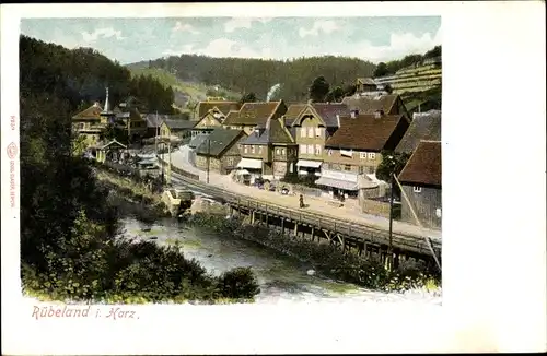 Ak Rübeland Oberharz am Brocken, Wasserpartie