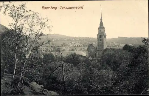 Ak Coßmannsdorf Hainsberg Freital in Sachsen, Hoffnungskirche