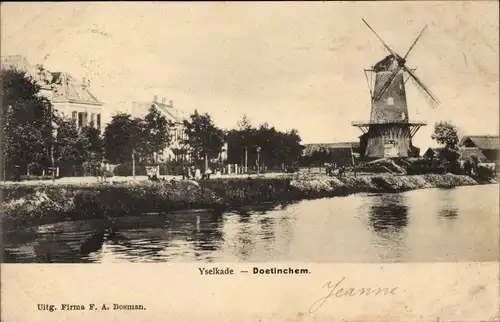 Ak Doetinchem Gelderland, Yselkade