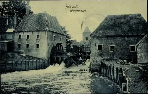 Ak Borculo Gelderland, Watermolen