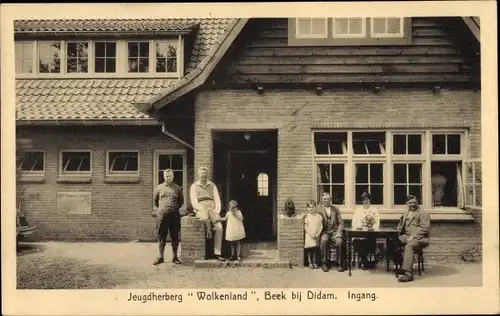 Ak Didam Montferland Gelderland Niederlande, Jeugdherberg Wolkenland, Ingang