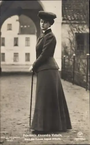 Ak Prinzessin Alexandra Victoria von Preußen, Portrait