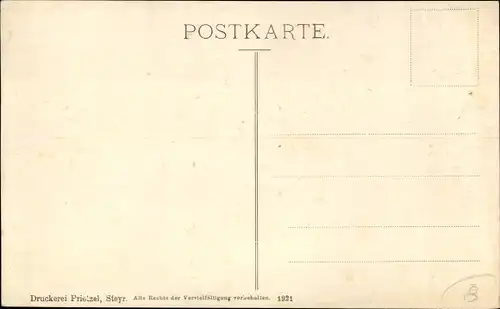 Ak Ternberg in Oberösterreich, Teilansicht mit Enns