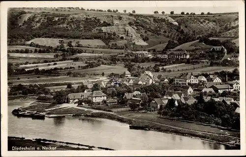 Ak Diedesheim Mosbach am Odenwald, Totale, Neckar