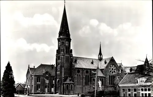 Ak Reeuwijk Südholland, R. K. Kerk, Dorpsweg