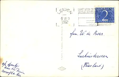 Ak Noordwijk aan Zee Südholland, Huis ter Duin