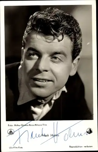 Ak Schauspieler Frank Holms, Portrait, ARCA Film 3 Mädels vom Rhein