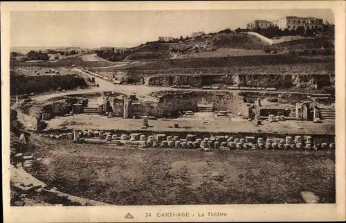 Ak Carthage Karthago Tunesien, le Theatre