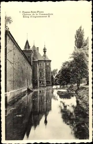 Ak Sint Pieters Voeren Flandern Limburg, Fouron-Saint-Pierre, Chateau de la Commanderie