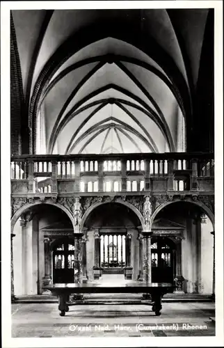 Ak Rhenen Utrecht, O'xaal Ned. Herv. Kerk (Cunerakerk)