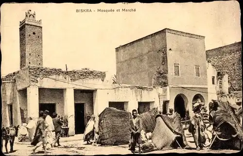 Ak Biskra Algerien, Mosquee et Marché