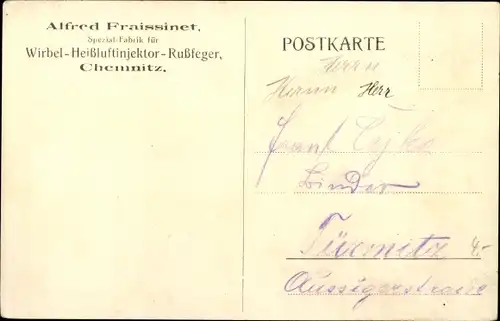 Ak Chemnitz Sachsen, Totalansicht 1913