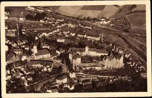 Ak Nossen i. Sa., Fliegeraufnahme