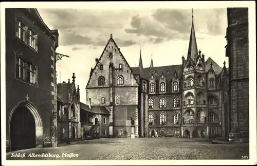 Ak Meißen in Sachsen, Schloss Albrechtsburg