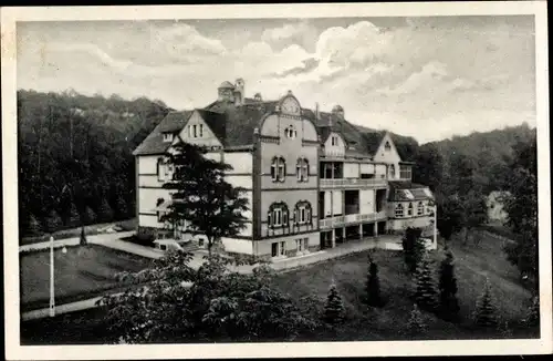 Ak Coswig in Sachsen, Heilanstalt vormals Sanatorium Nöhring, Seitenansicht