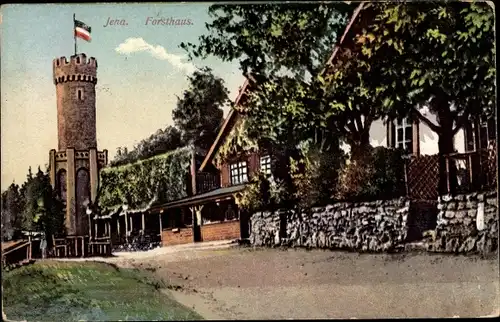 Ak Jena in Thüringen, Forsthaus