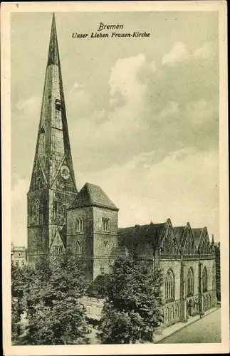 Ak Hansestadt Bremen, Unser Lieben Frauen-Kirche
