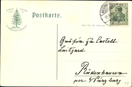 Ak Wernigerode am Harz, Ottofels, Treppe