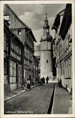Ak Stolberg im Harz, Marktturm