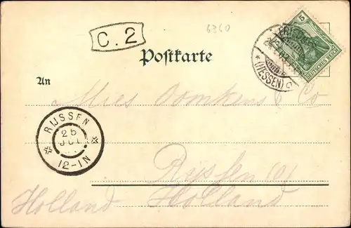 Ak Friedberg in Hessen, Turm