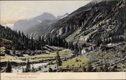 Ak Ginzling in Tirol, Breitlahner, Zillertal