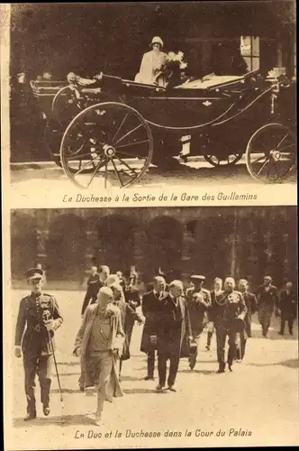 Ak Liège Lüttich Wallonien, Entree du Duc et de la Duchesse de Brabant 1928, Gare des Guillemins