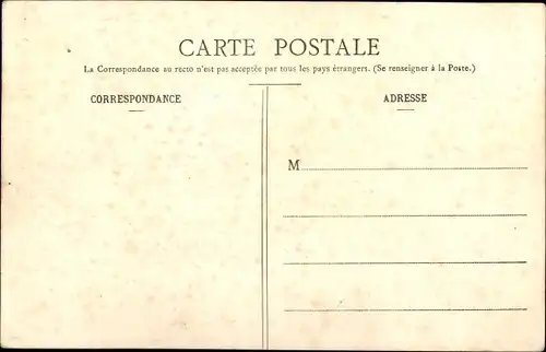 Ak Französisches Kriegsschiff, Lancement du Croiseur Cuirassé Jules Michelet