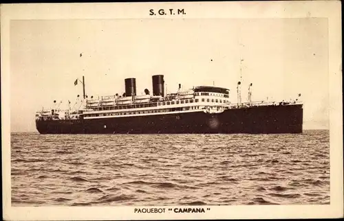 Ak Transport Maritimes, SGTM, Dampfschiff Campana