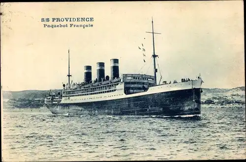 Ak Dampfer SS Providence, CGT, French Line