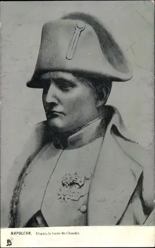 Künstler Ak Napoleon Bonaparte, apres la buste de Chaudet