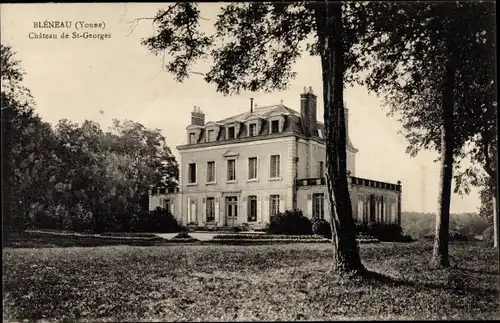 Ak Bléneau Yonne, Chateau de St Georges