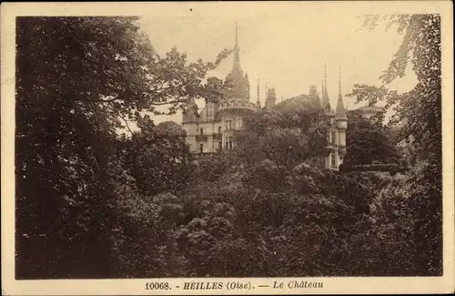 Ak Heilles Oise, Le Chateau