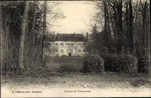 Ak Villorceau Loiret, Chateau de Villemarceau
