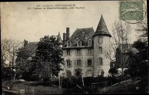 Ak Raulhac Cantal, Château de Courbelimagne