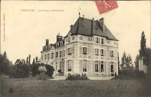 Ak Vincelles Yonne, Le Château