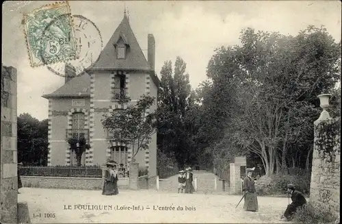 Ak Le Pouliguen Loire Atlantique, L'entree du bois