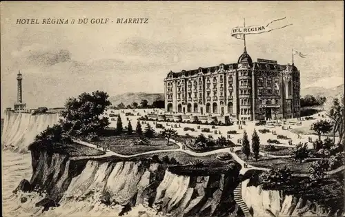 Ak Biarritz Pyrénées Atlantiques, Hotel Regina a du Golf