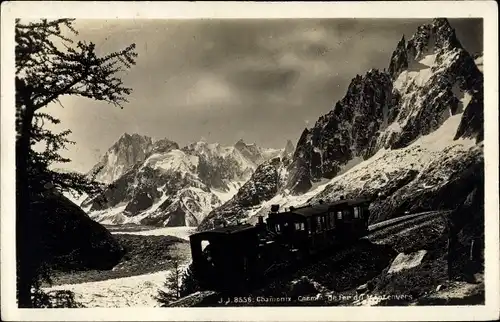 Ak Chamonix Mont Blanc Haute Savoie, Chemin de Fer