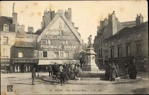 Ak Dijon Côte d'Or, Place François Rude