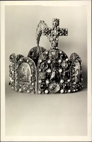 Ak Wien 1 Innere Stadt, Hofburg, Schatzkammer, Kaiserkrone