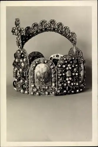 Ak Wien 1 Innere Stadt, Hofburg, Schatzkammer, Kaiserkrone